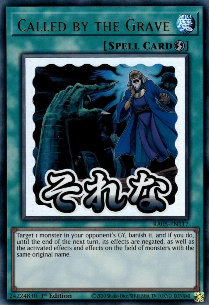 Called by the Grave RA05-EN117 card from Rarity Collection 5