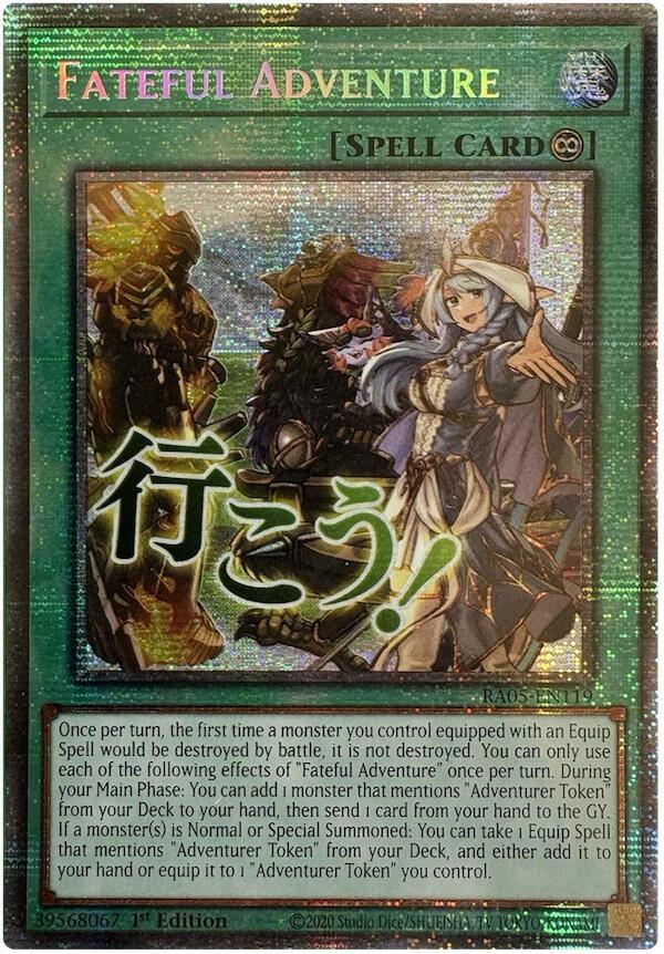 Fateful Adventure (Starlight Rare) RA05-EN119 card from Rarity Collection 5