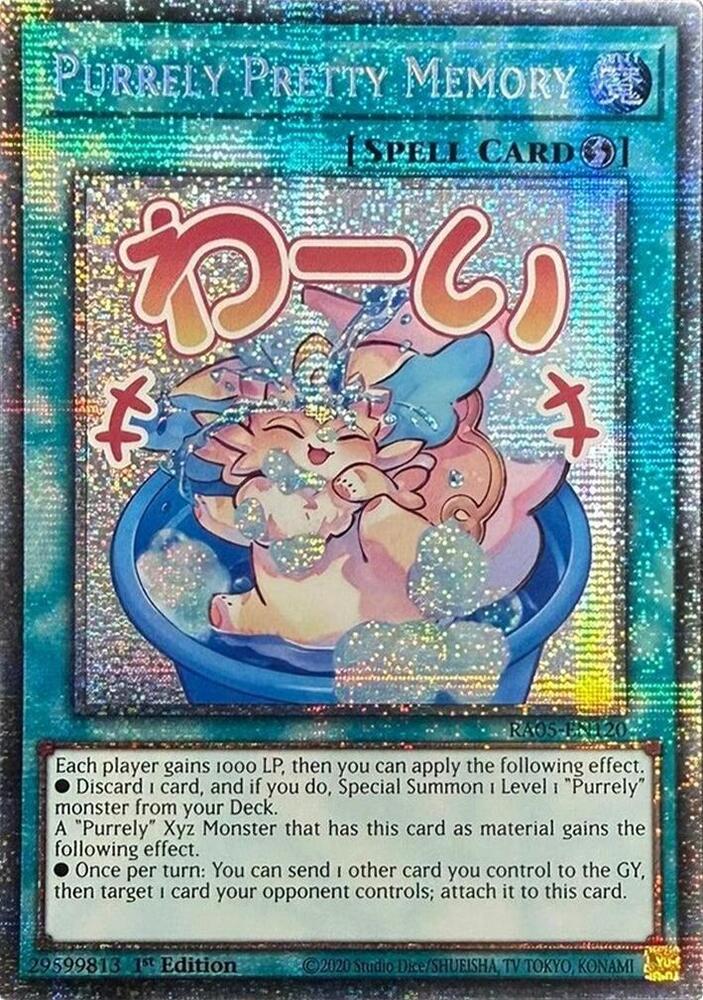 Purrely Pretty Memory (Starlight Rare) RA05-EN120 card from Rarity Collection 5
