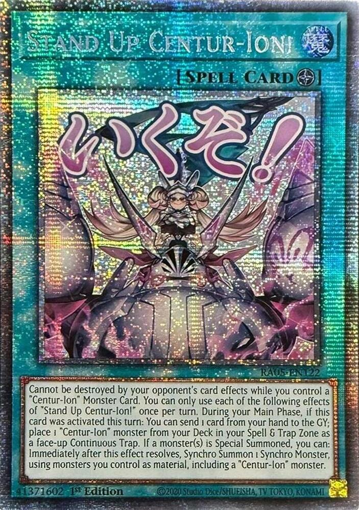 Stand Up Centur-Ion! (Starlight Rare) RA05-EN122 card from Rarity Collection 5