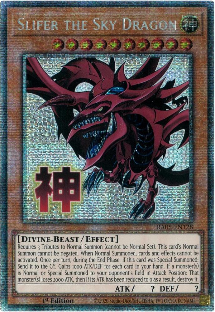 Slifer the Sky Dragon (Starlight Rare) RA05-EN128 card from Rarity Collection 5