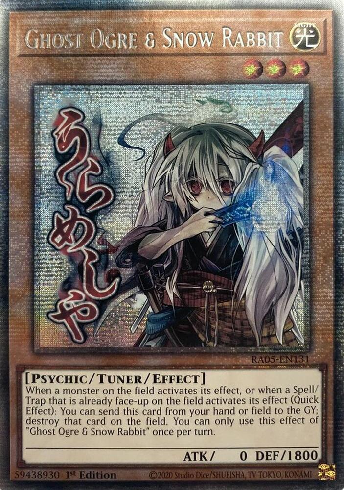 Ghost Ogre & Snow Rabbit (Starlight Rare) RA05-EN131 card from Rarity Collection 5