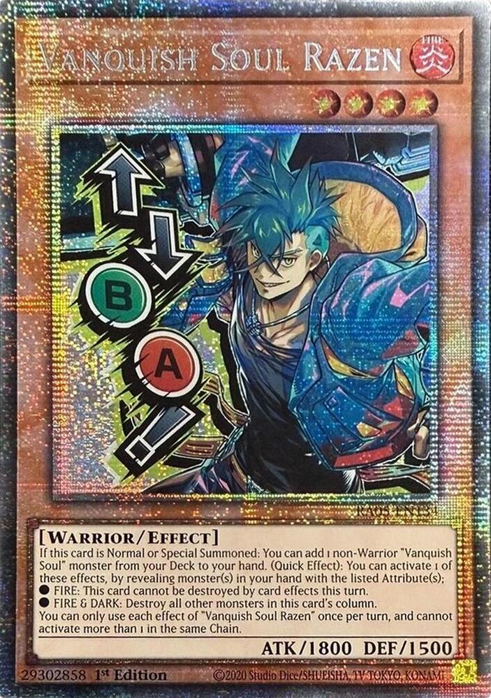 Vanquish Soul Razen (Starlight Rare) (Stamp) RA05-EN134 card from Rarity Collection 5