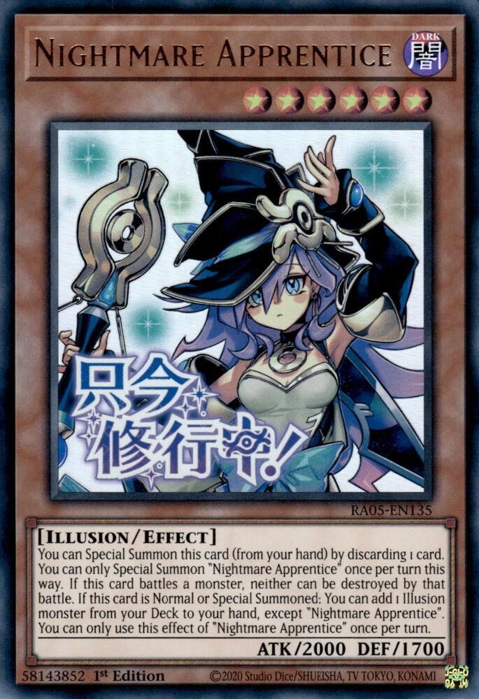 Nightmare Apprentice RA05-EN135 card from Rarity Collection 5