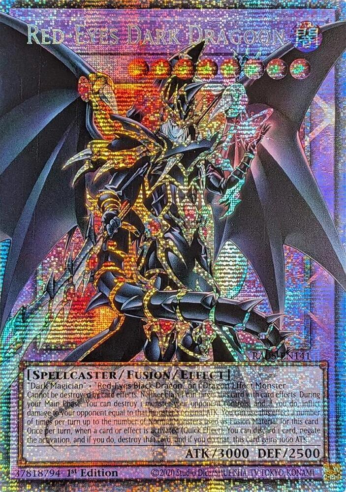 Red-Eyes Dark Dragoon (Starlight Rare) RA05-EN141 card from Rarity Collection 5
