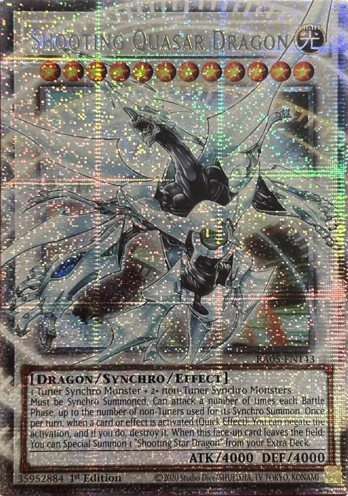 Shooting Quasar Dragon (Starlight Rare) RA05-EN143 card from Rarity Collection 5