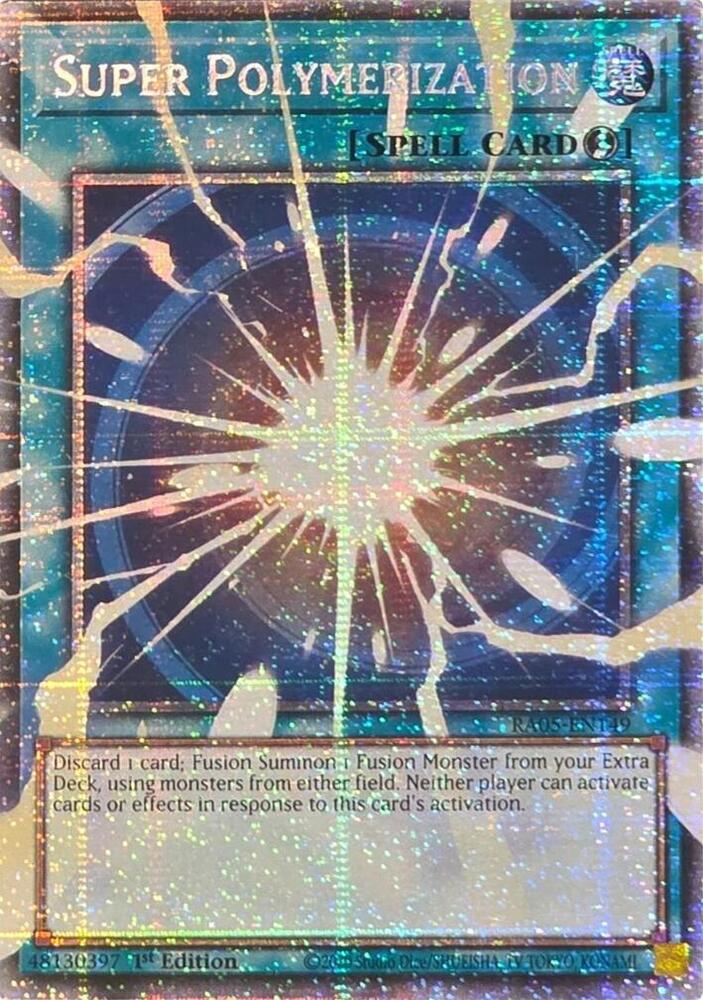 Super Polymerization (Starlight Rare) RA05-EN149 card from Rarity Collection 5