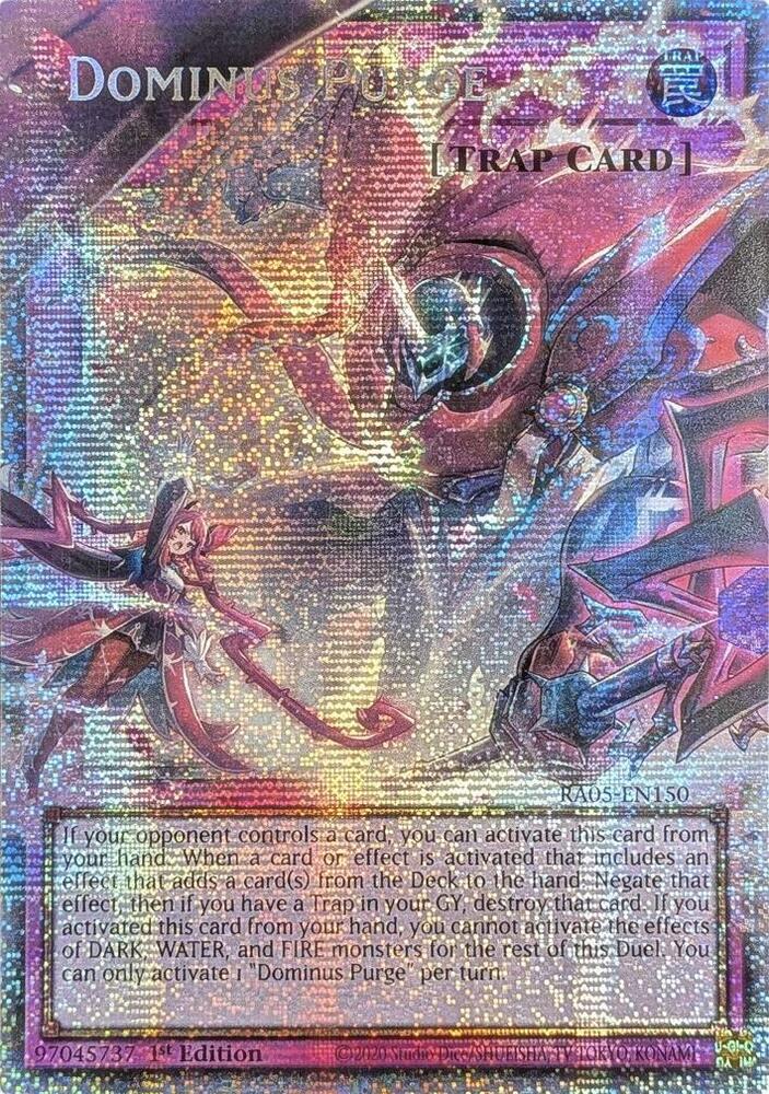 Dominus Purge (Starlight Rare) (Extended Art) RA05-EN150 card from Rarity Collection 5