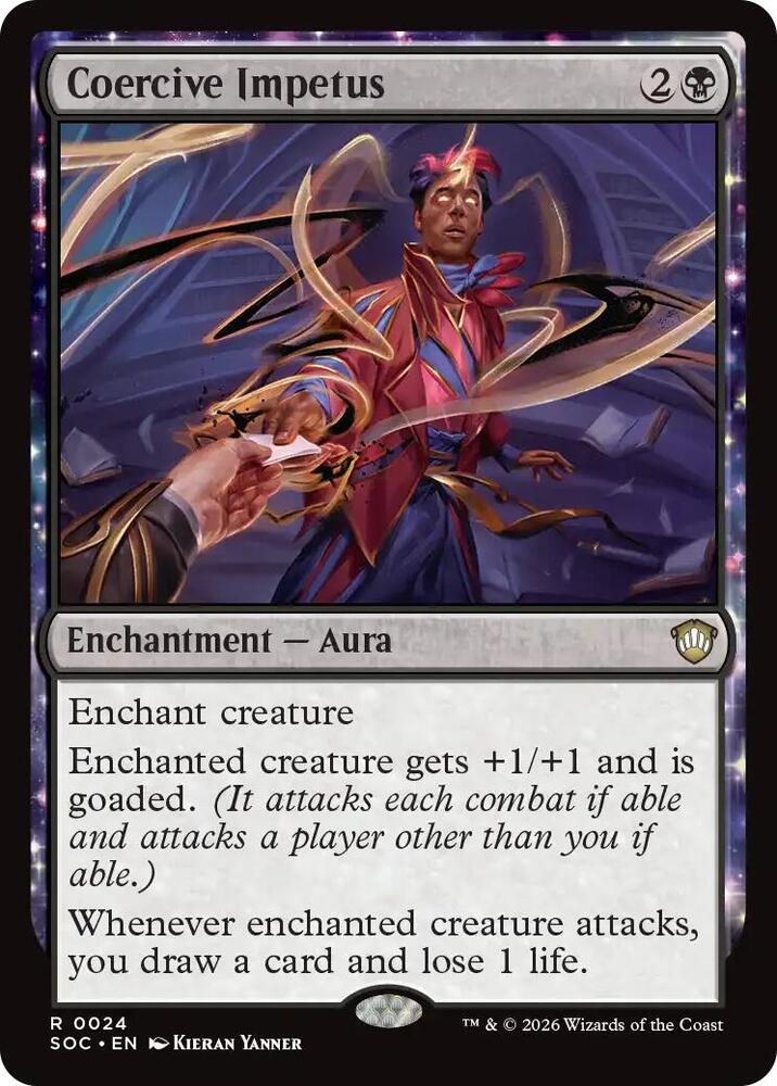 Coercive Impetus 24 card from Commander: Secrets of Strixhaven