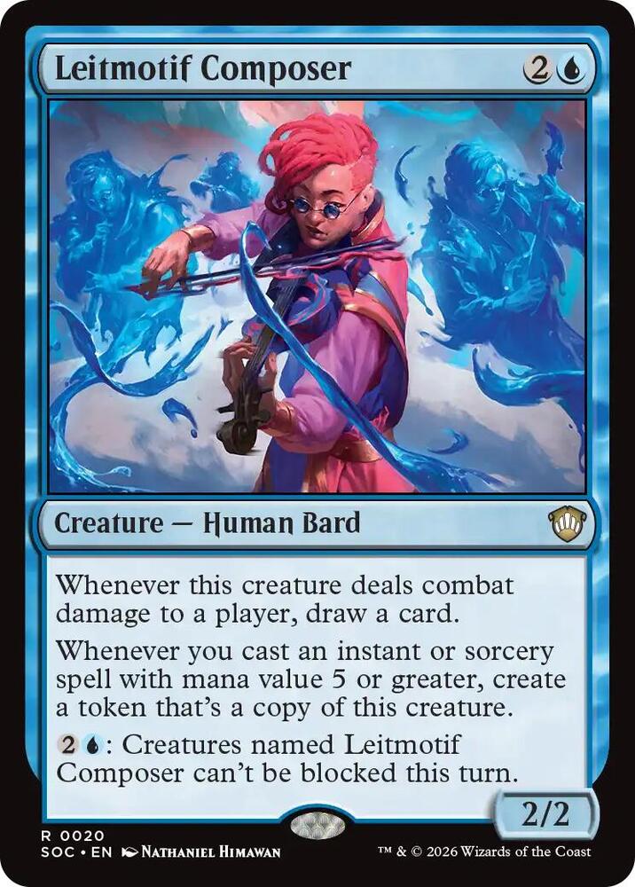 Leitmotif Composer 20 card from Commander: Secrets of Strixhaven