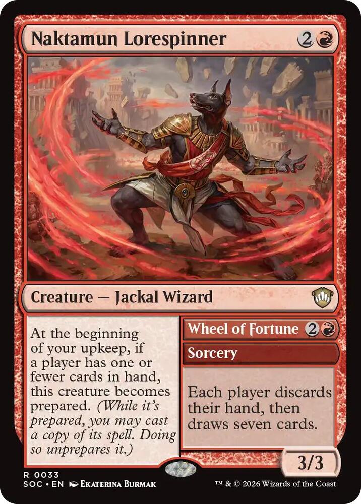 Naktamun Lorespinner 33 card from Commander: Secrets of Strixhaven