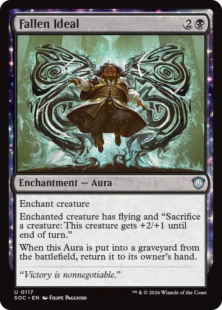 Fallen Ideal 117 card from Commander: Secrets of Strixhaven
