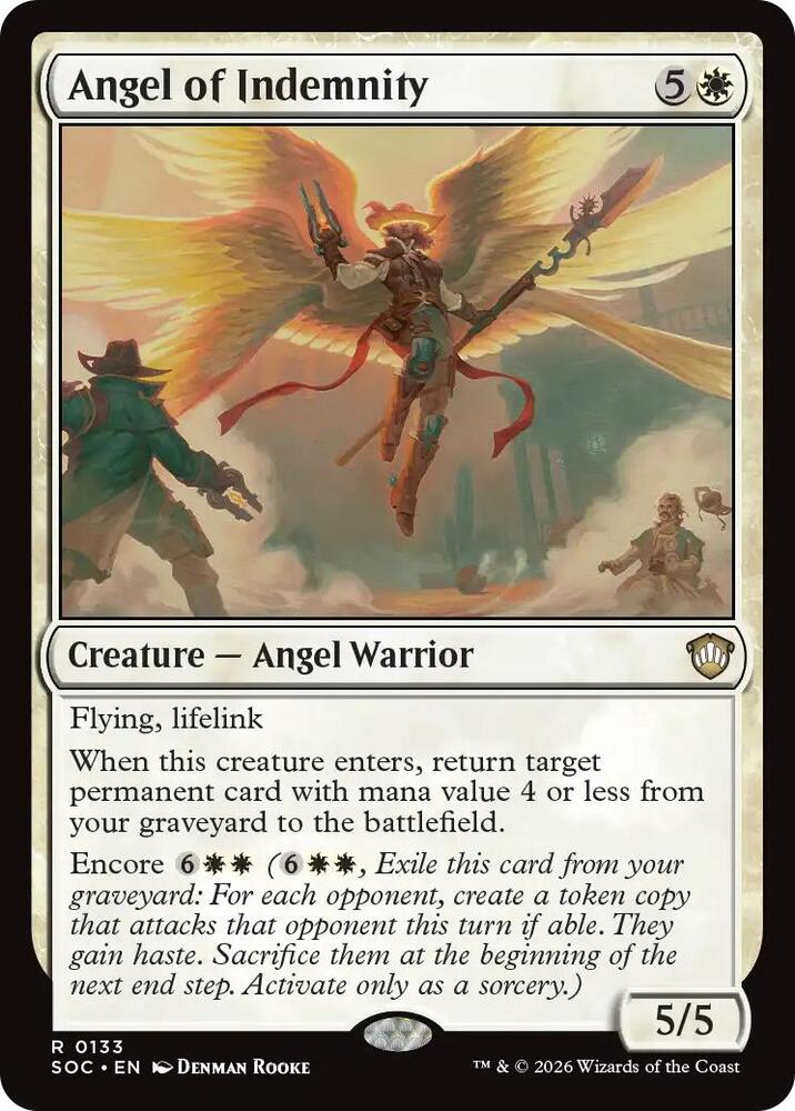 Angel of Indemnity 133 card from Commander: Secrets of Strixhaven