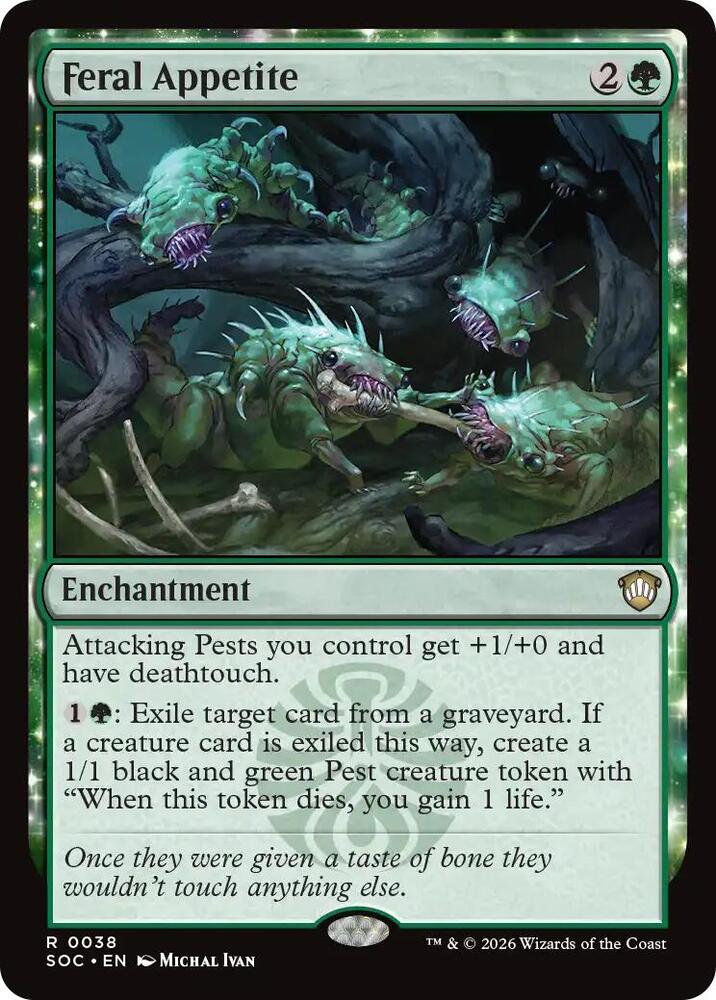 Feral Appetite 38 card from Commander: Secrets of Strixhaven