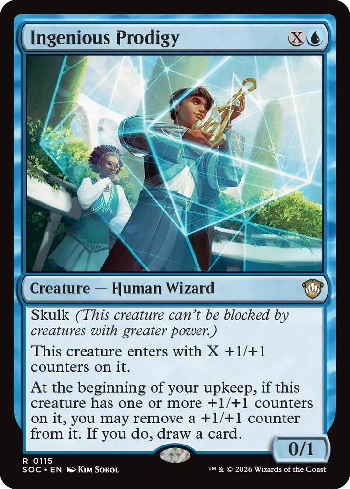 Ingenious Prodigy 115 card from Commander: Secrets of Strixhaven