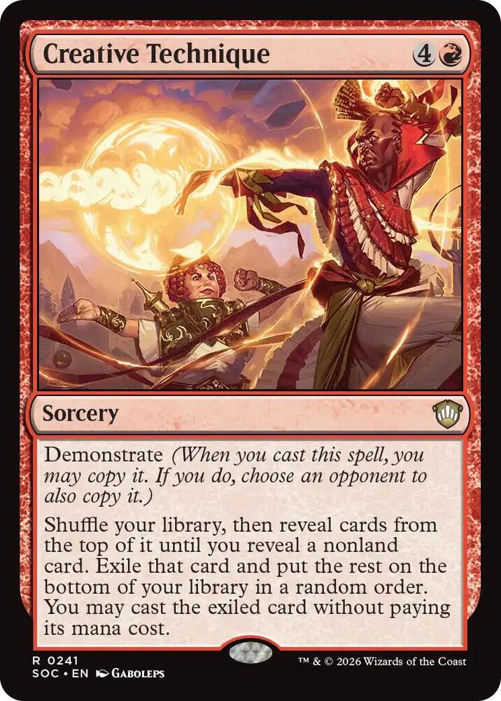Creative Technique 241 card from Commander: Secrets of Strixhaven