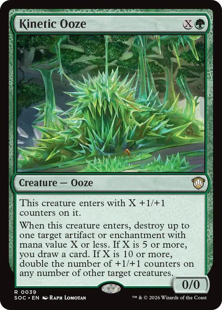 Kinetic Ooze 39 card from Commander: Secrets of Strixhaven