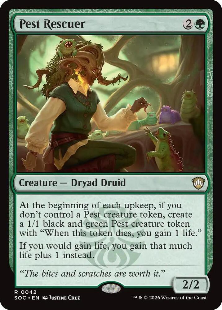 Pest Rescuer 42 card from Commander: Secrets of Strixhaven