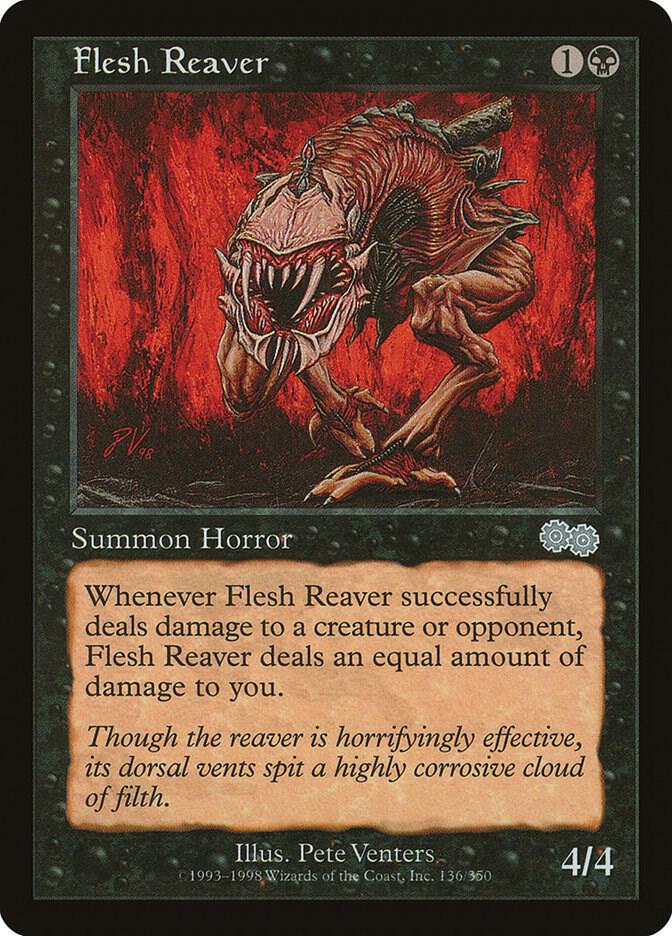 Flesh Reaver 136 card from Urza's Saga