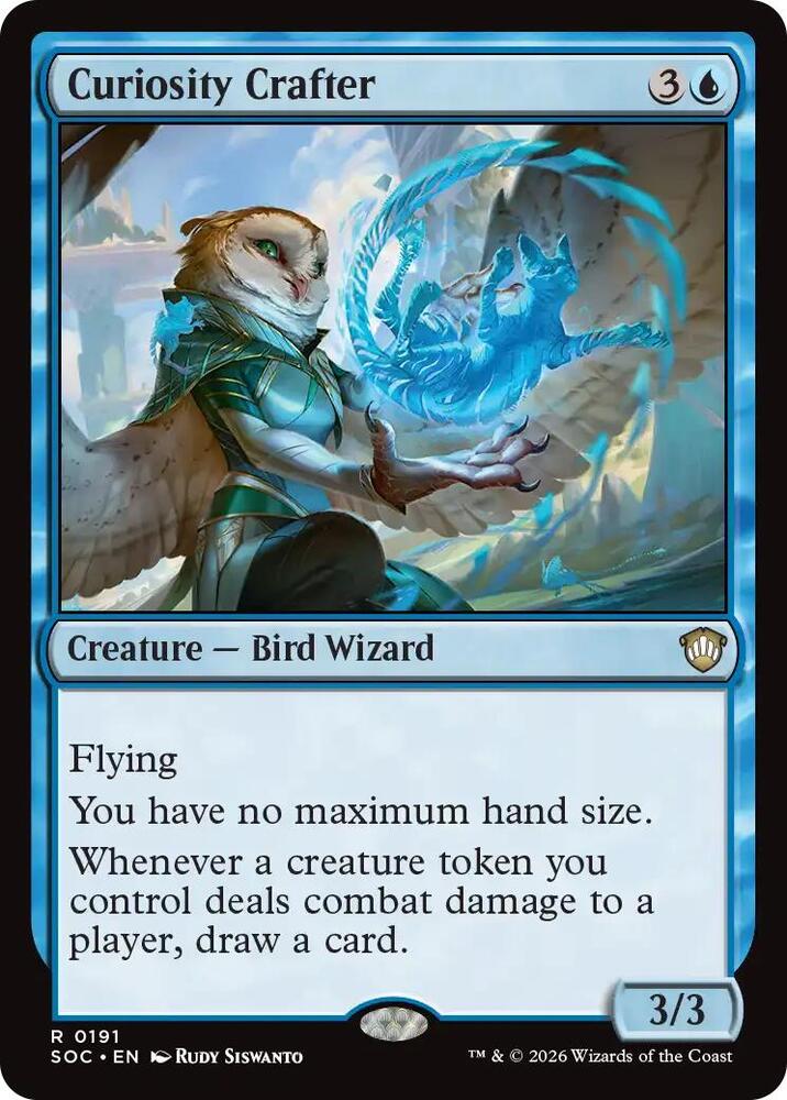 Curiosity Crafter 191 card from Commander: Secrets of Strixhaven