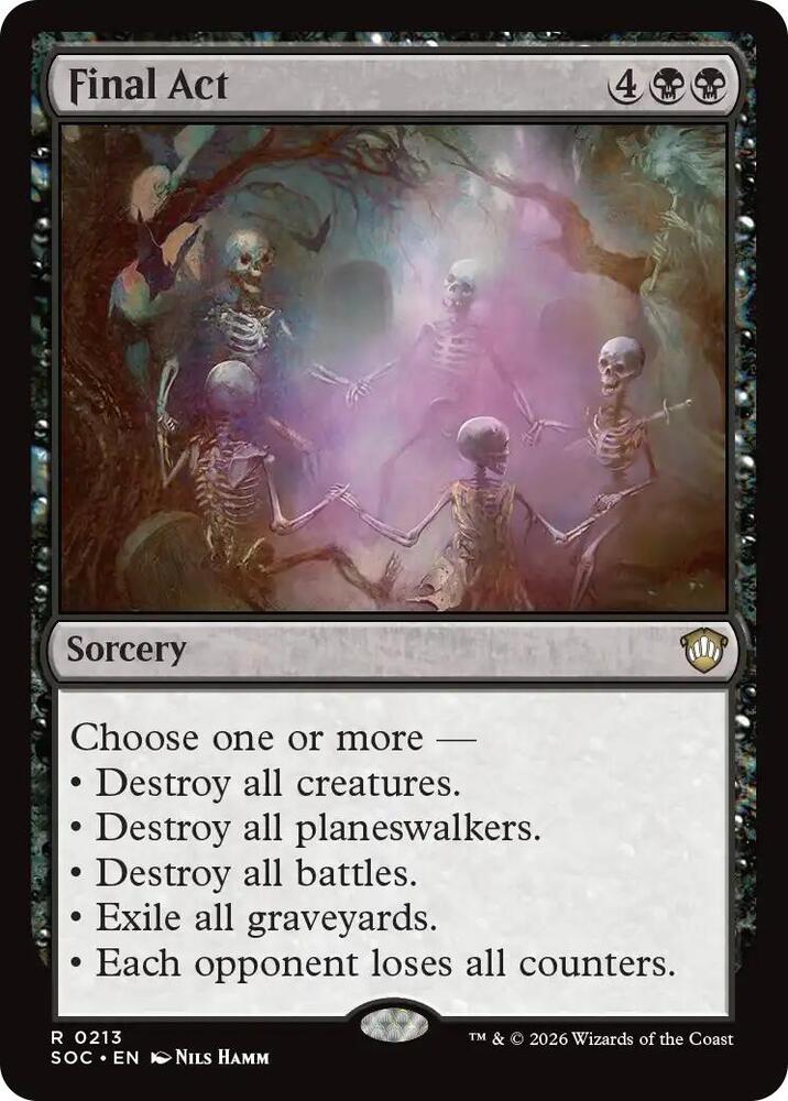 Final Act 213 card from Commander: Secrets of Strixhaven