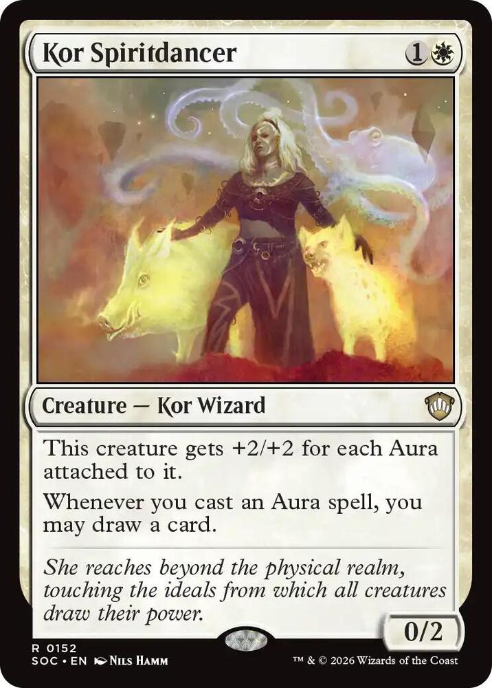 Kor Spiritdancer 152 card from Commander: Secrets of Strixhaven