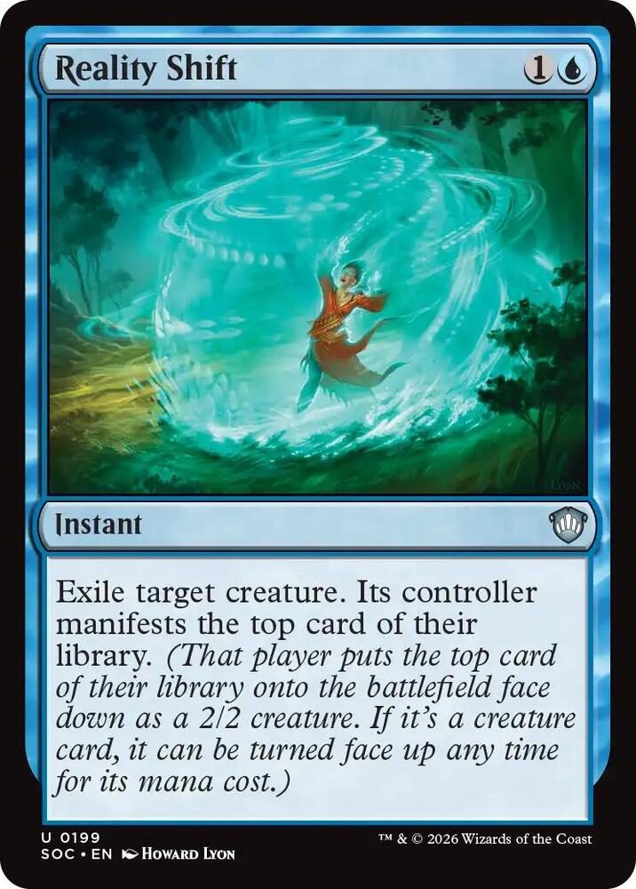 Reality Shift 199 card from Commander: Secrets of Strixhaven