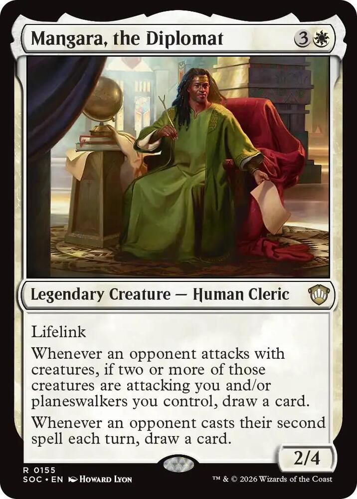 Mangara, the Diplomat 155 card from Commander: Secrets of Strixhaven