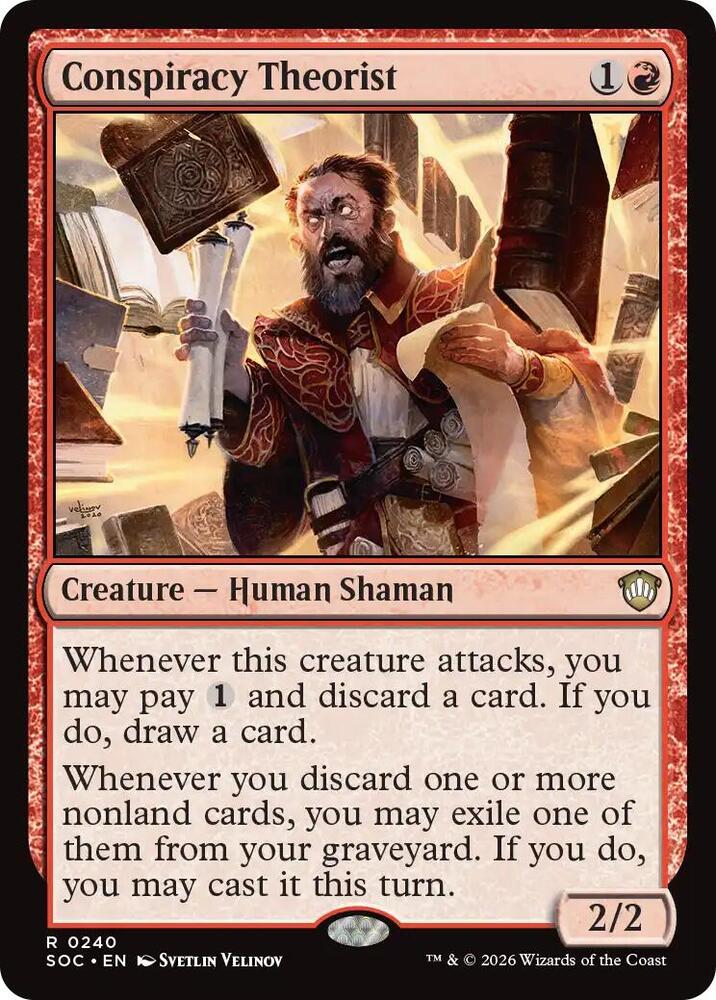 Conspiracy Theorist 240 card from Commander: Secrets of Strixhaven