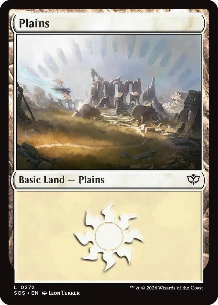 Plains 272 card from Secrets of Strixhaven