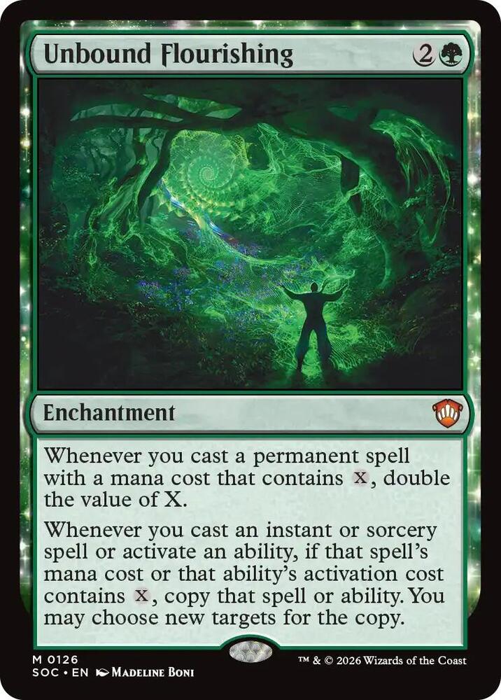 Unbound Flourishing 126 card from Commander: Secrets of Strixhaven