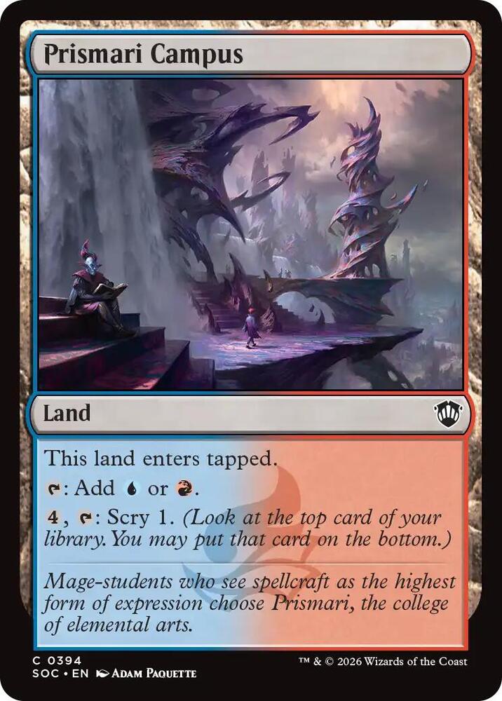 Prismari Campus 394 card from Commander: Secrets of Strixhaven
