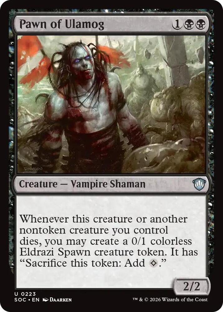 Pawn of Ulamog 223 card from Commander: Secrets of Strixhaven