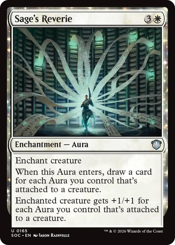 Sage's Reverie 165 card from Commander: Secrets of Strixhaven