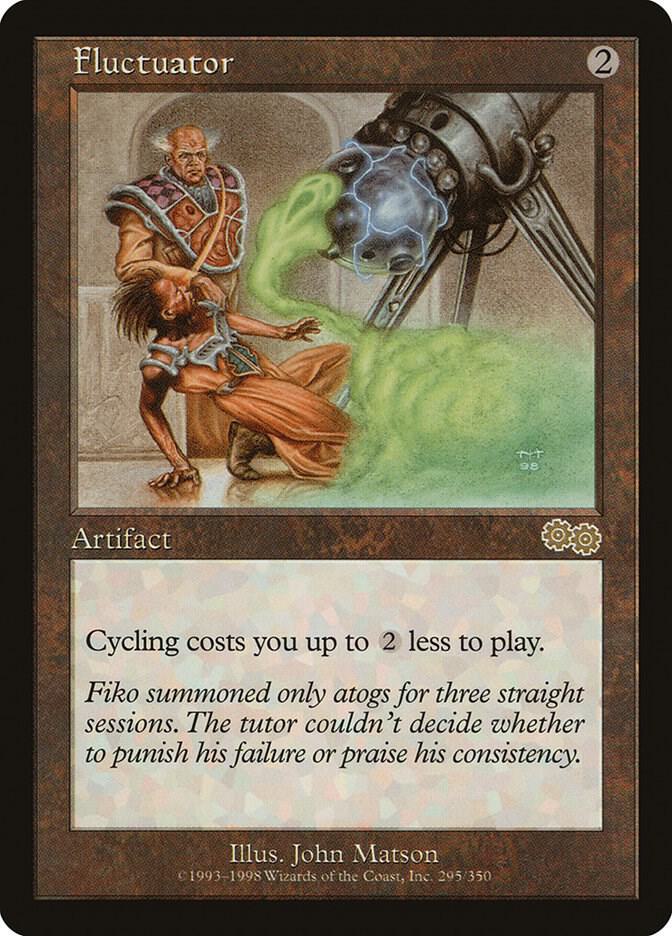 Fluctuator 295 card from Urza's Saga