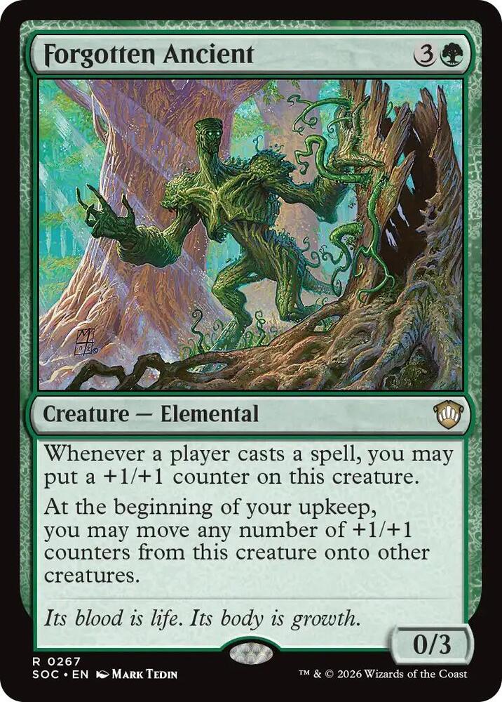 Forgotten Ancient 267 card from Commander: Secrets of Strixhaven