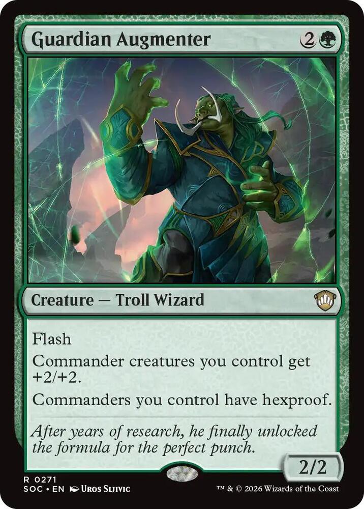 Guardian Augmenter 271 card from Commander: Secrets of Strixhaven
