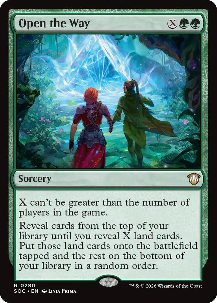 Open the Way 280 card from Commander: Secrets of Strixhaven