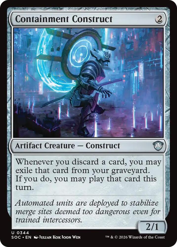 Containment Construct 344 card from Commander: Secrets of Strixhaven