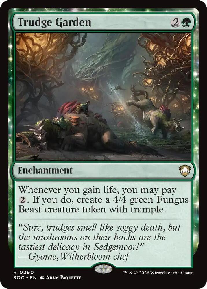 Trudge Garden 290 card from Commander: Secrets of Strixhaven