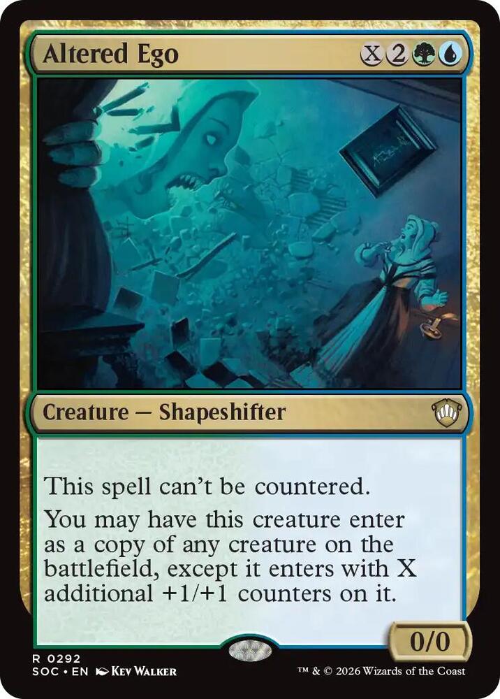 Altered Ego 292 card from Commander: Secrets of Strixhaven