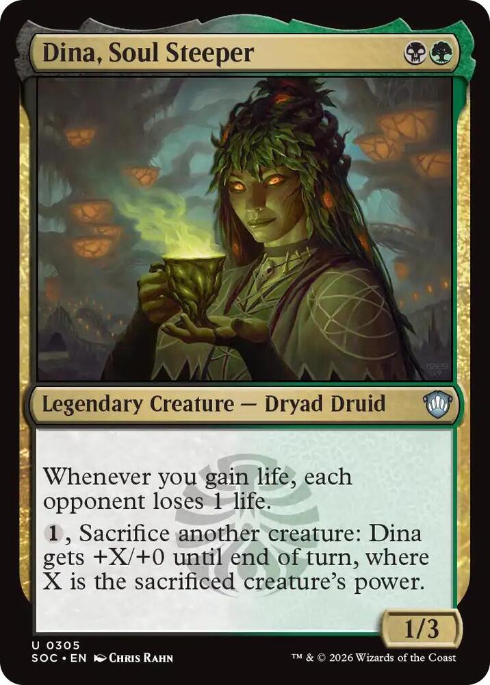 Dina, Soul Steeper 305 card from Commander: Secrets of Strixhaven