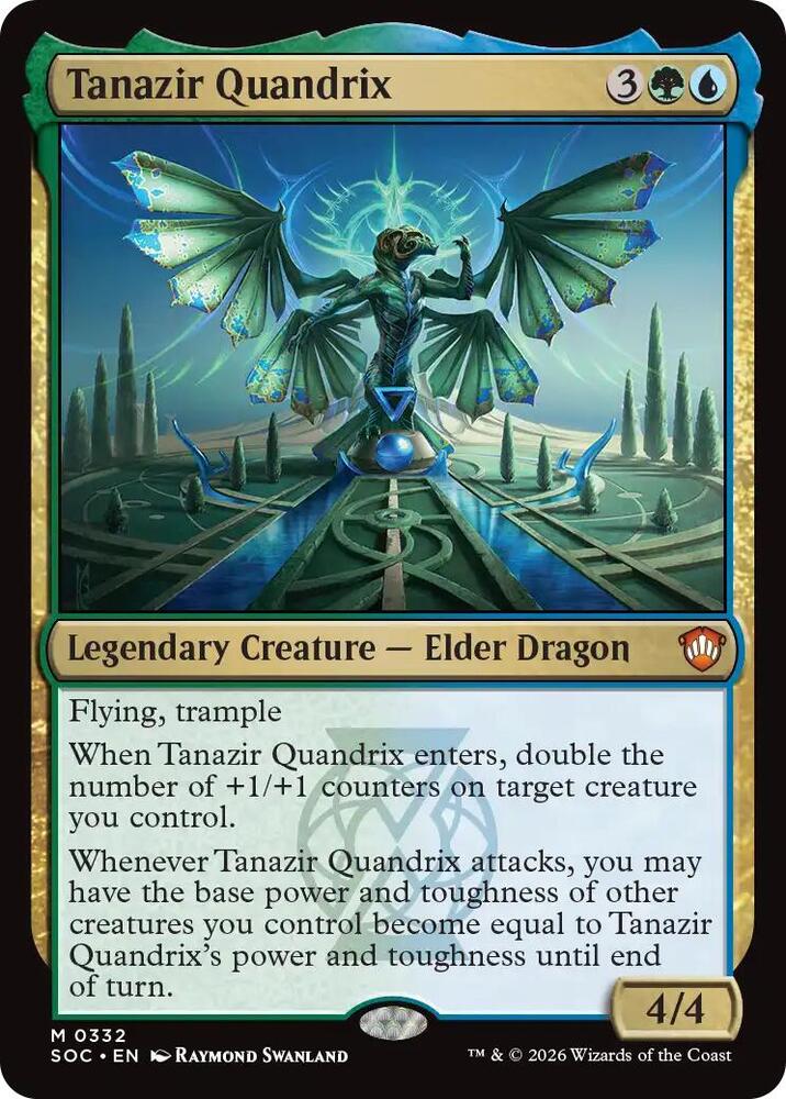 Tanazir Quandrix 332 card from Commander: Secrets of Strixhaven