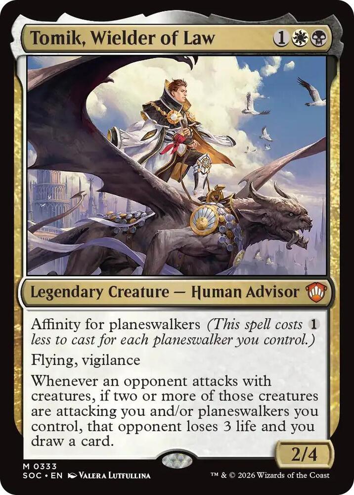 Tomik, Wielder of Law 333 card from Commander: Secrets of Strixhaven