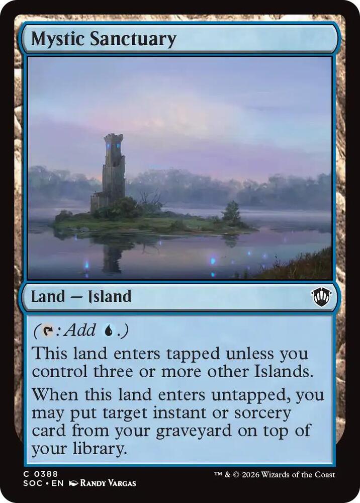 Mystic Sanctuary 388 card from Commander: Secrets of Strixhaven