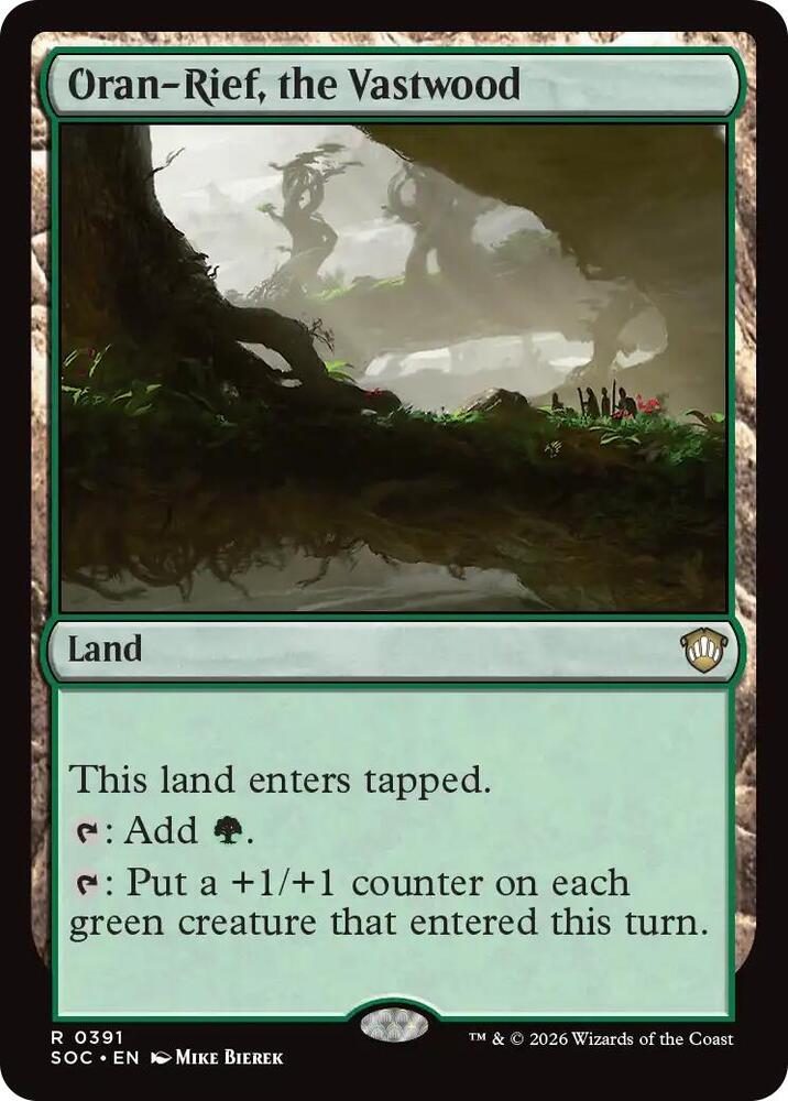Oran-Rief, the Vastwood 391 card from Commander: Secrets of Strixhaven