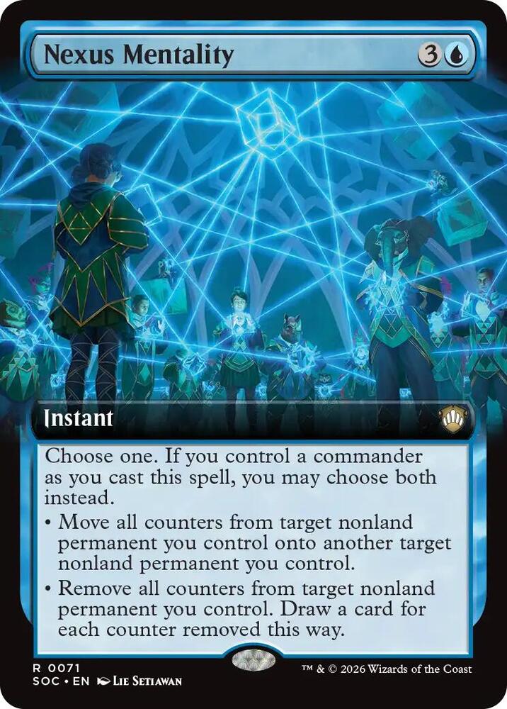 Nexus Mentality (Extended Art) 71 card from Commander: Secrets of Strixhaven