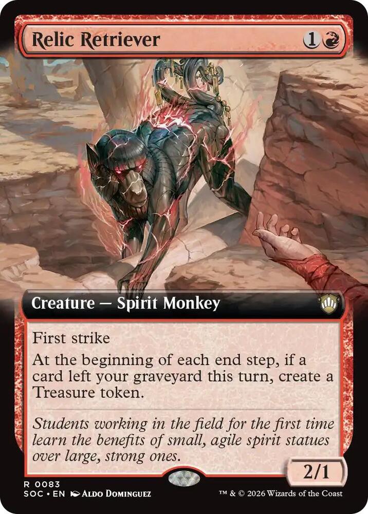 Relic Retriever (Extended Art) 83 card from Commander: Secrets of Strixhaven