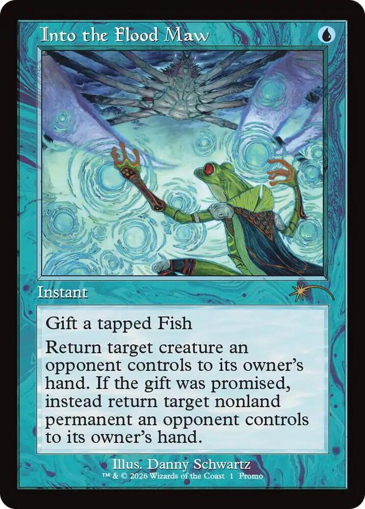 Into the Flood Maw (Retro Frame) 1 card from WPN & Gateway Promos