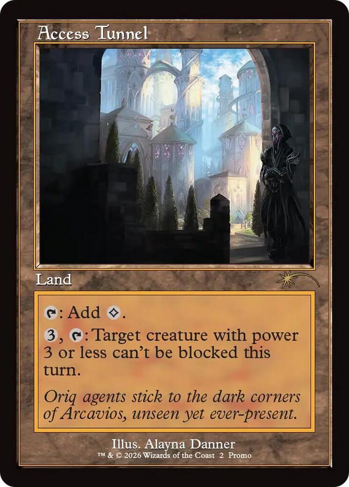 Access Tunnel (Retro Frame) 2 card from WPN & Gateway Promos